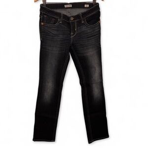 MEK DENIM. Getty Straight. Dark Blue with fade. W 29 L 34